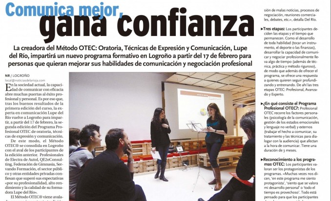 EscuelaOTEC Comunicación Oratoria Logroño