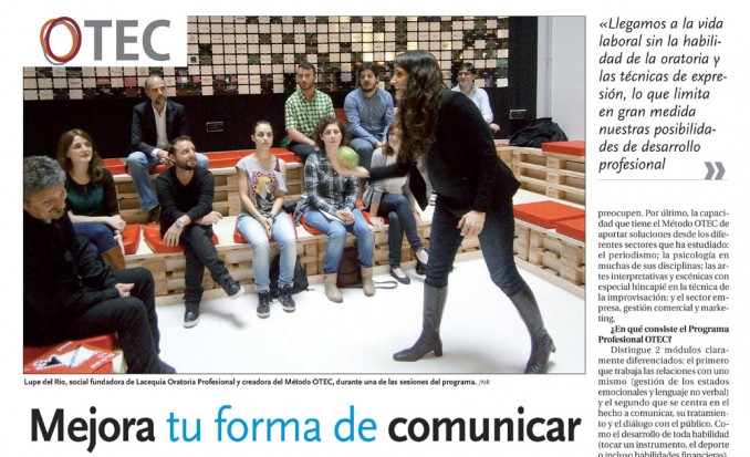 EscuelaOTEC Comunicación Oratoria Logroño